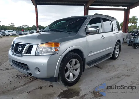 2008 Nissan Armada Le из США, поврежденный, VIN 5N1BA08D08N627840